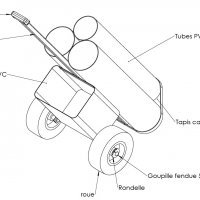 Caddie clôture