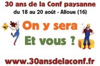 30 ans de la Conf’ en Charente : On y sera !