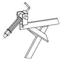 Screw adjustment for the  Vibra bed-former