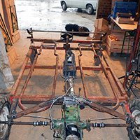 Motorisation d’un lit de désherbage