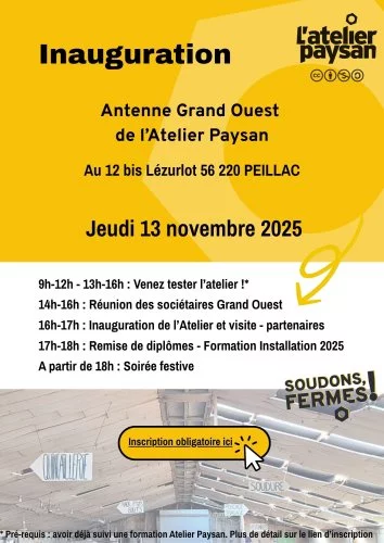 [Grand Ouest] Inauguration de notre antenne le 13 novembre 2025