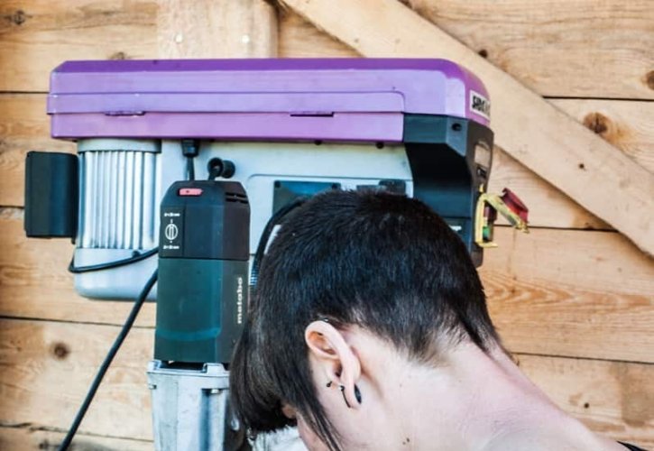perceuse violette
