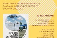 REPRENDRE LA TERRE AUX MACHINES en région Grenobloise !